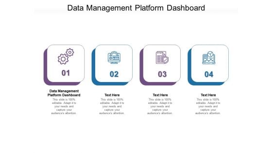 Data Management Platform Dashboard Ppt PowerPoint Presentation Icon Graphics Pictures Cpb Pdf