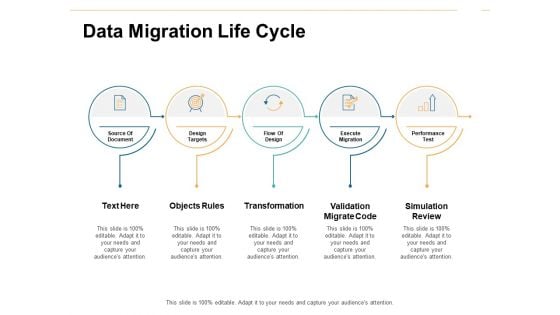 Data Migration Life Cycle Ppt PowerPoint Presentation Infographics Inspiration