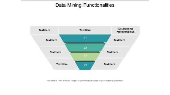 Data Mining Functionalities Ppt PowerPoint Presentation Professional Design Templates Cpb
