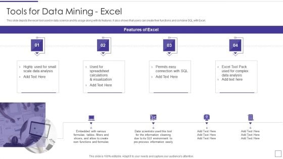 Data Mining Implementation Tools For Data Mining Excel Structure PDF