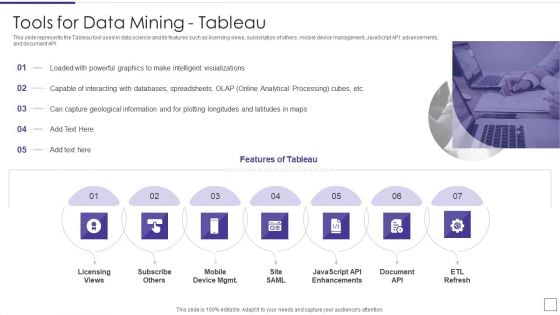 Data Mining Implementation Tools For Data Mining Tableau Information PDF Data Mining Implementation Tools For Data Mining Tableau Information PDF