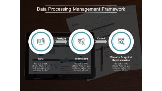 Data Processing Management Framework Ppt PowerPoint Presentation Slides Graphics Download