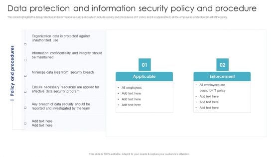 Data Protection And Information Security Policy And Procedure Guidelines PDF