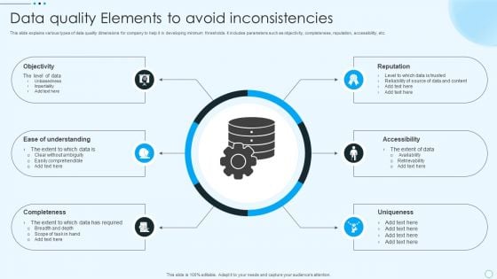 Data Quality Elements To Avoid Inconsistencies Ideas PDF