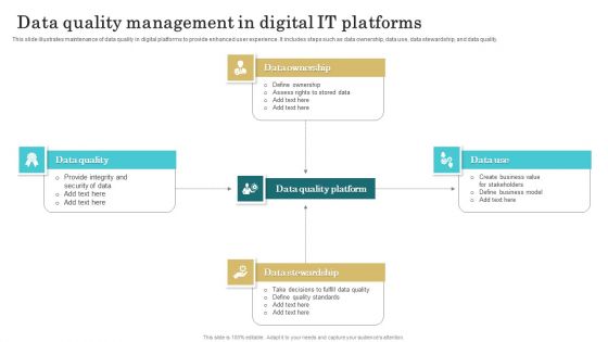 Data Quality Management In Digital IT Platforms Pictures PDF