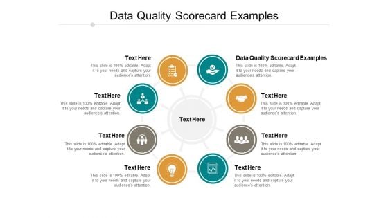 Data Quality Scorecard Examples Ppt PowerPoint Presentation Professional Clipart Images Cpb