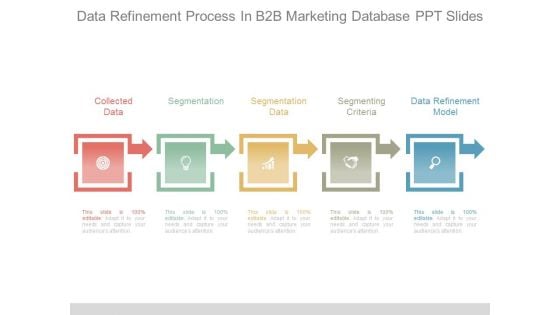 Data Refinement Process In B2b Marketing Database Ppt Slides Data Refinement Process In B2b Marketing Database Ppt Slides