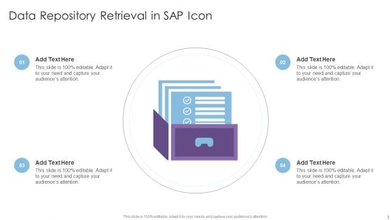 Data Repository Icon Ppt PowerPoint Presentation Complete Deck With Slides