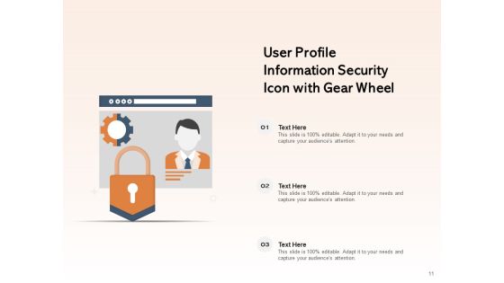 Data Safety Symbol Information Security Gear Ppt PowerPoint Presentation Complete Deck Slide11