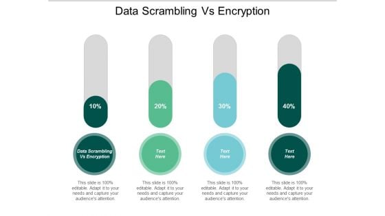 Data Scrambling Vs Encryption Ppt PowerPoint Presentation Professional Graphics Download Cpb