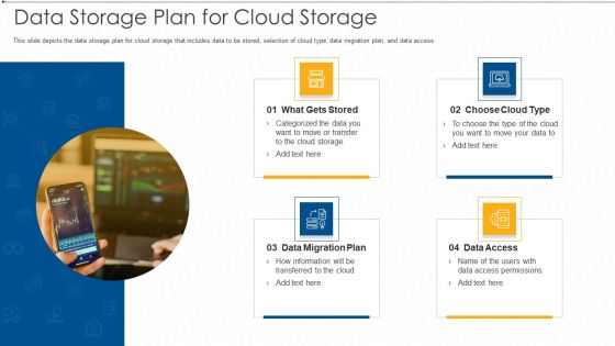 Data Storage Plan For Cloud Storage Ppt Gallery Example File PDF