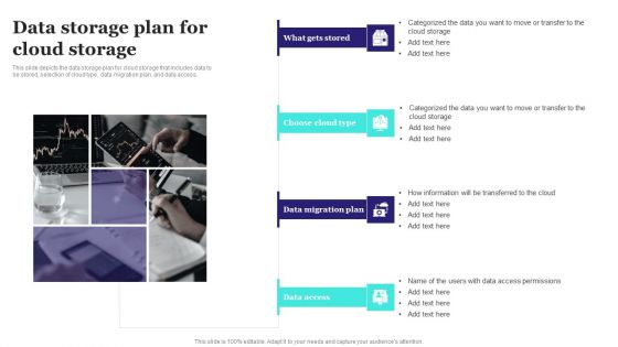 Data Storage Plan For Cloud Storage Ppt PowerPoint Presentation File Diagrams PDF