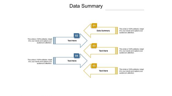 Data Summary Ppt PowerPoint Presentation Inspiration Show Cpb