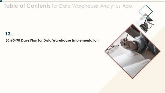 Data Warehouse Analytics App Ppt PowerPoint Presentation Complete Deck With Slides Slide66