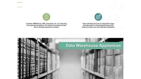 Data Warehouse Appliances Globe Ppt PowerPoint Presentation Gallery Styles