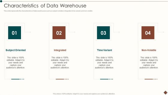 Data Warehouse Implementation Characteristics Of Data Warehouse Professional PDF
