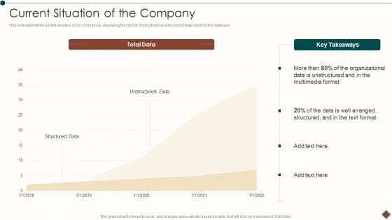 Data Warehouse Implementation Current Situation Of The Company Portrait PDF