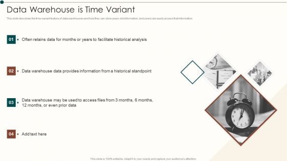 Data Warehouse Implementation Data Warehouse Is Time Variant Elements PDF