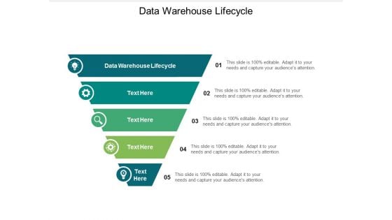 Data Warehouse Lifecycle Ppt PowerPoint Presentation File Templates Cpb