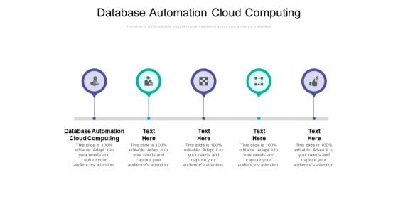 Database Automation Cloud Computing Ppt PowerPoint Presentation Gallery Grid Cpb