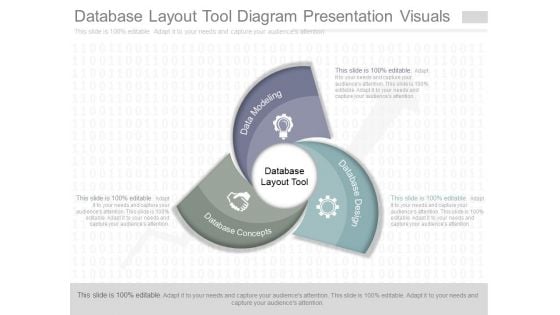 Database Layout Tool Diagram Presentation Visuals