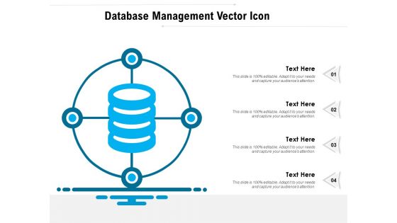 Database Management Vector Icon Ppt PowerPoint Presentation Pictures Microsoft PDF