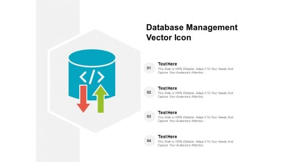 Database Management Vector Icon Ppt PowerPoint Presentation Professional Format Ideas