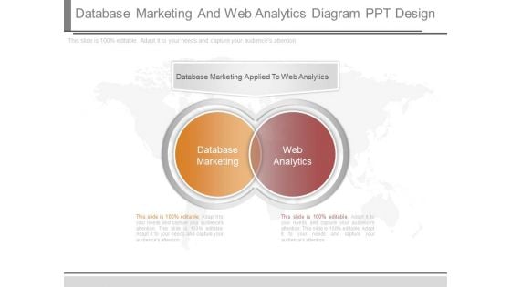 Database Marketing And Web Analytics Diagram Ppt Design