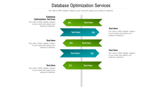 Database Optimization Services Ppt PowerPoint Presentation Layouts Clipart Cpb