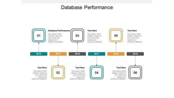 Database Performance Ppt PowerPoint Presentation Gallery Smartart Cpb