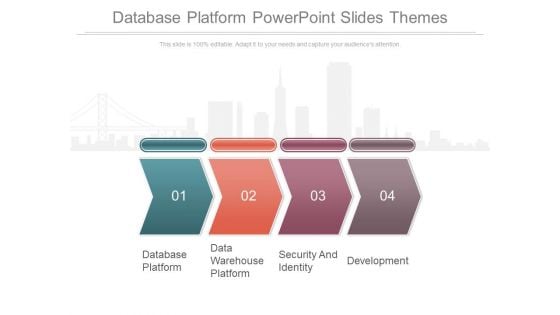 Database Platform Powerpoint Slides Themes