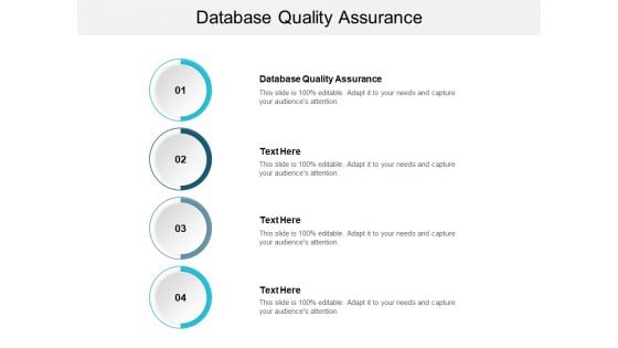 Database Quality Assurance Ppt PowerPoint Presentation Gallery Aids Cpb