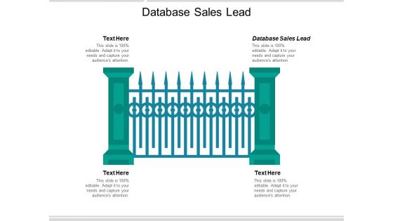 Database Sales Lead Ppt PowerPoint Presentation Outline Examples Cpb