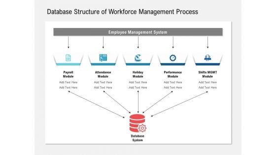 Database Structure Of Workforce Management Process Ppt PowerPoint Presentation Ideas Show PDF