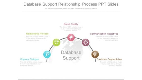 Database Support Relationship Process Ppt Slides