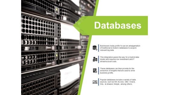 Databases Ppt PowerPoint Presentation Model Background Designs Databases Ppt PowerPoint Presentation Model Background Designs
