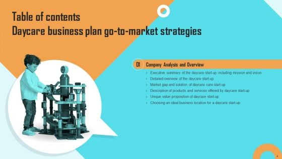Daycare Business Plan Go To Market Strategies
