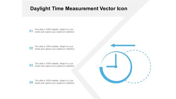 Daylight Time Measurement Vector Icon Ppt PowerPoint Presentation File Infographics PDF