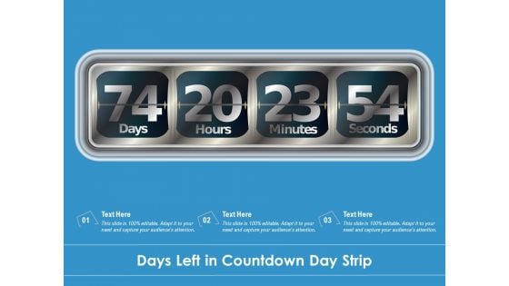Days Left In Countdown Day Strip Ppt PowerPoint Presentation Icon Influencers PDF