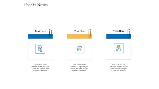 Deal Assessment Audit Process Post It Notes Slides PDF