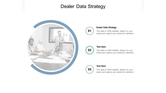 Dealer Data Strategy Ppt PowerPoint Presentation Show Slide Cpb Pdf