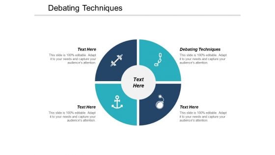 Debating Techniques Ppt PowerPoint Presentation Layouts Shapes Cpb