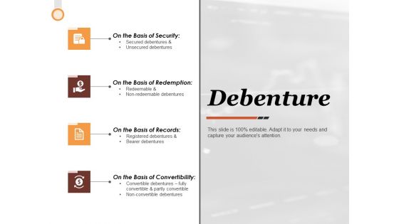 Debenture Ppt PowerPoint Presentation Background Images