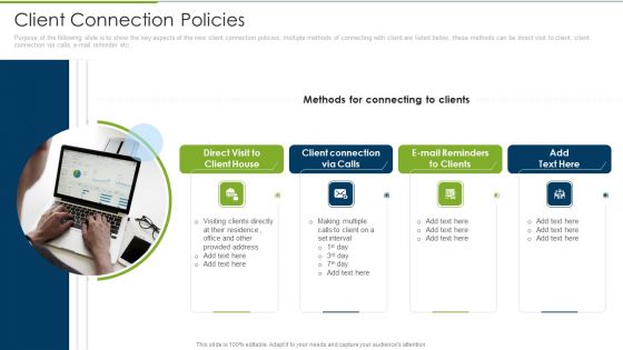 Debt Collection Improvement Plan Client Connection Policies Icons PDF