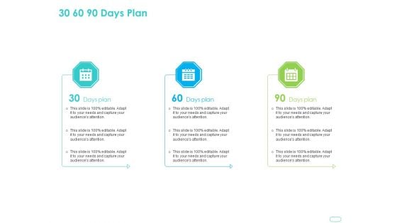 Debt Funding Investment Pitch Deck 30 60 90 Days Plan Ppt Portfolio Pictures PDF