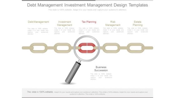 Debt Management Investment Management Design Templates