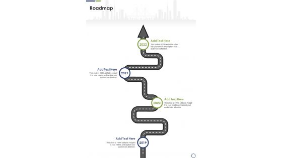 Debt Management Process Research Proposal Roadmap One Pager Sample Example Document