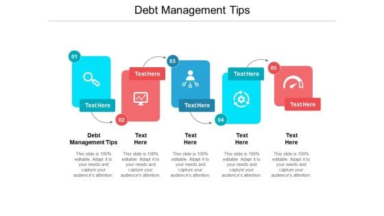 Debt Management Tips Ppt PowerPoint Presentation File Outfit Cpb Pdf