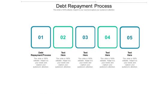 Debt Repayment Process Ppt PowerPoint Presentation Professional Slides Cpb Pdf