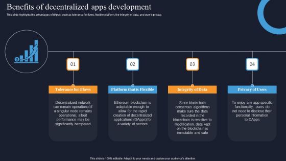 Decentralization App Development Benefits Of Decentralized Apps Development Designs PDF